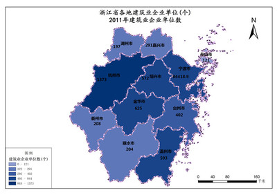 2011年浙江省建筑业企业单位中的工程勘察设计分析